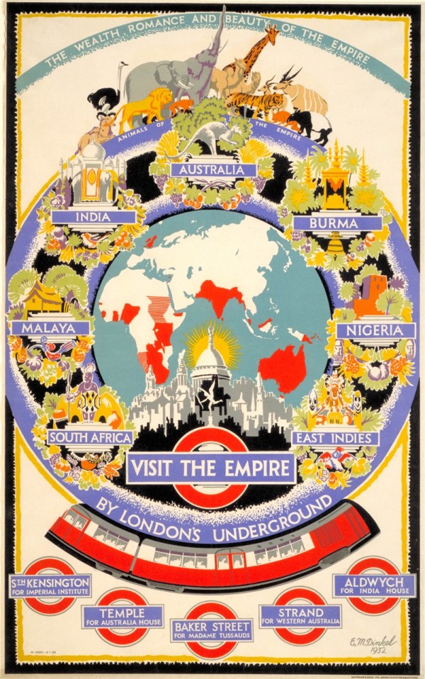 Vintage Poster of British Empire Transport Print